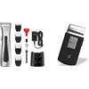 Wahl ProLithium Ion Beret Rasoio elettrico cord/cordless, 230 V & Mobile Shaver Rasoio Cordless, 10 x 4, 6 x 2 cm