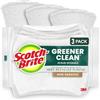 Scotch-Brite Spugna antigraffio riciclata, bianca, 8,4 x 6,6 x 1,8 cm, confezione da 3