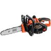 BLACK+DECKER GKC1825L50, Motosega 18 V 5 Ah e Lunghezza Spada 25 cm con Batteria e Caricatore
