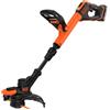 BLACK+DECKER 18V Tagliabordi con lama di resina, batteria 2Ah, BCSTR918D1-QW