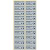 20pcs per ebike Bicicletta Adesivi for per bafang 36V 250W/48V 750W per bbs 01/