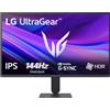 Lg Monitor 24" ( IPS 1920x1080 FULL HD 144Hz ) ULTRAGEAR Black 24G411A B AEU