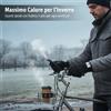 Guanti da Ciclismo Invernali Uomo Touchscreen, Felpati in Jacquard, per uomo