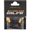 Continental Tubless Valve Set Presta (2Pcs) Black 40mm