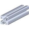 RS PRO Profilo in alluminio serie 2, 20 x 20 mm, 4 scanalature 5 mm, lunghezza 2000 mm