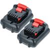 vhbw 2x Batteria sostituisce Dewalt DCB127, DCB125, DCB123, DCB121, DCB120 12V