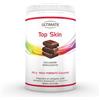 Ultimate Italia - Top Skin Cioccolato - 450g - Integratore di collagene e acido ialuronico per mantenere la pelle giovane e supportare cartilagini, legamenti e tendini