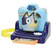 ColorBaby Bluey Fotocamera +18 Mesi, Immagine Bluey, Bingo e Suoi Amici, Maniglia di Trasporto, Motorie Fini, Suoni, Giochi Dinamici, 2 Batterie AAA incluse (39145)