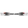 QUIK LOK - SX/275-2K - 2 JACK MONO/2 JACK MONO 2 MT Cavo adattatore STRIX, 2 x Jack Mono / 2 x Jack Mono, Colore nero, Lunghezza 2 mt