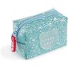 Back2Fun Portafoglio Glitter B2F, accessorio da viaggio-portafoglio unisex per bambini, blu, 100 x 70 x 50 mm
