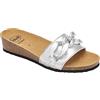 Dr. Scholl's Scholl Ravello, Sandali Donna, Argento, 42 EU