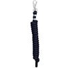 Weaver Equine Weaver Leather Poly Lead Rope with Nickel Plated Bull Snap, Navy/Blu/Turchese, 5/20,3 cm x 10 ', Black