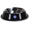 Inter Ciotola grande cane/gatto, Inter, Prodotto Ufficiale, 26cm (dia), Nera