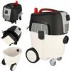 Dedra Aspiratore a secco e a umido per uso con una smerigliatrice a gesso 1600 W, filtro vibrante automatico, presa integrata max 2000 W