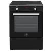 La Germania Cucina elettrica 4 zone cottura Forno elettrico FUTURA SE664INE Black Classe A