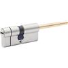 Yale CILINDRO PROFILATO PER POMOLO SERIE 'Y500' mm 45+10+25 = 80 (50+30) nichelato...