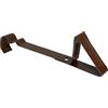 FERMANEVE PER TEGOLA PORTOGHESE h. 282 mm - colore marrone- 10 pezzi - BricoGo