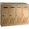 KASART CASSETTA POSTALE 4 posti - bronzo - 42,5x17,5x H. 30 - KASART