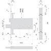 CISA SERRATURA A DOPPIA MAPPA DA INFILARE PER FASCIA PER FERRO ART. 57318 E 70 - ...