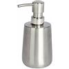 WENKO Dosificador de jabón Acero Solid SATINADO, Acciaio Inox antiruggine, Argen
