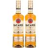 Bacardi BACARDÍ Carta Oro Gold Rum, Vol. 37,5%, 70 cl / 700 ml, iconico rum dei Caraibi, ideale per il cocktail Cuba Libre (Confezione da 2)