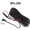 Cavo di prolunga di ricambio 1 per pz 12 V accessori 5 pin per ricambi auto neri