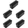 5 Pack Scatole Portaoggetti Con Coperchio Contenitore in Banda Stagnata