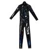 Uomo Lucido Similpelle Body Effetto Bagnato Costume Integrale Festa Palco