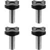 4 Pack Hardware Di Serraggio Delle Apparecchiature Manopola Forma Fiore