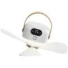 Ventilatore da Soffitto con Luce Integrata USB Ricaricabile 2000-4000mAh per Cam