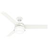 Hunter Ventilatore da Soffitto con Illuminazione Finley Bianco Telecomando