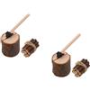 2 Sets Per Il Taglio Legno Dell'ascia Accessori Giardino Delle Fate
