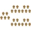 5 Pack Teschio Di Cristallo in Miniatura Scultura Del Decorazione Halloween
