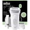 Braun Silk-Épil 7 Epilatore Elettrico Donna, Accessori, 7-441, Argento | Epilato