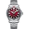 PHOIBOS KRAKEN PY059E Lava Red Orologio Diver Automatico Acciaio 200m