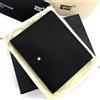 Montblanc Portafoglio Montblanc Extreme bifold pelle nera unisex nuovo mai usato con sc...