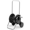 Kärcher HT 2.20 - Set di carrello per tubo flessibile compatto e mobile con base extra larga, manico regolabile in altezza, incluso tubo Karcher da 20 m, nero