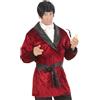 W WIDMANN MILANO Party Fashion - Set costume da Casanova | Costume in velluto con giacca, cintura e sciarpa color bordeaux per travestimento da Playboy, Carnevale e feste a tema