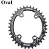 Corona Deckas 96BCD Asimmetrica MTB per Shimano XT SLX Deore 32T 34T 36T 38T