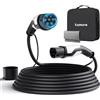 Cavo Ricarica Tipo 2 11kW 5M 16A Trifase per Auto Elettrica EV/PHEV Trifase 16A