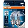 OSRAM Coppia lampade alogene H4 12V 100/90W 5000K Osram Cool blue boost