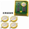 Kit sostituzione 4 Pile Per Giochi Game Boy Color CR2025 3v Con Linguette