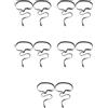 Set of 5 Cinghie Di Fissaggio Degli Sci Cinturino Da Accessori Per Lo