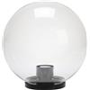 VELAMP Lanterna Testa-palo Globo Ø cm 30 Trasparente Esterno Giardino Terrazzo