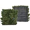 LIF Siepe Artificiale Foglie di Lauro Verde Varie Misure Rete Giardino PVC Orto