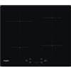 WHIRLPOOL WSQ2160NE PIANO COTTURA A INDUZIONE 60CM 4 ZONE TOUCH NERO
