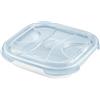 TONTARELLI CONTENITORE QUADRO IN PLASTICA 'FRIGO BOX' lt0,5 cm 15,8x15,8xh.4,35 acqua tr...
