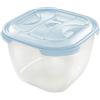 TONTARELLI CONTENITORE QUADRO IN PLASTICA 'FRIGO BOX' lt3 cm 19,5x19,5xh.14 acqua trasp....