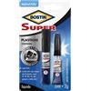 BOSTIK Adesivo Istantaneo + Attivatore da Bostik Super Plastiche 3 6 Blister 2 gr