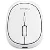 Nilox, Mouse Wireless Dual Mode Bluetooth 5.2 e 2.4 GHz, Bianco